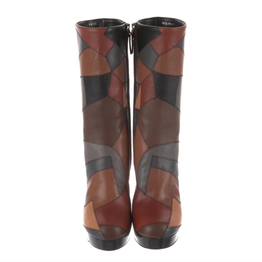 Michael Kors Collection Patchwork High Heel Boots… - image 3